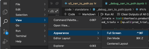 Full screen command screenshot